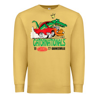 Antique Gold nhra 1977 gatornationals t shirt t shirt Premium Sweatshirt - ArtChic
