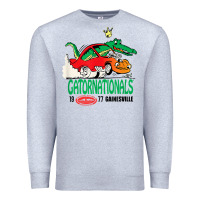 Heather Grey nhra 1977 gatornationals t shirt t shirt Premium Sweatshirt - ArtChic