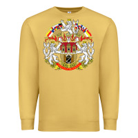 Antique Gold praha prague czech republic coat of arms ex czechoslovakia t shirt Premium Sweatshirt - ArtChic