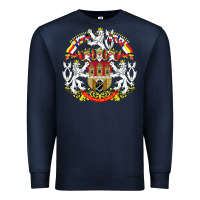 Navy praha prague czech republic coat of arms ex czechoslovakia t shirt Premium Sweatshirt - ArtChic