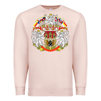 Pale Pink praha prague czech republic coat of arms ex czechoslovakia t shirt Premium Sweatshirt - ArtChic