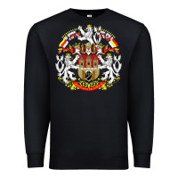 Black praha prague czech republic coat of arms ex czechoslovakia t shirt Premium Sweatshirt - ArtChic