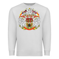 Dove Grey praha prague czech republic coat of arms ex czechoslovakia t shirt Premium Sweatshirt - ArtChic