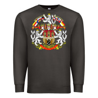 Smoke praha prague czech republic coat of arms ex czechoslovakia t shirt Premium Sweatshirt - ArtChic