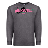 Charcoal Heather pINKWELL TM for Sorors Boston AKAs Beach Party Martha's Vineyard Premium Sweatshirt - ArtChic