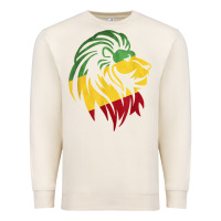 Sandshell Lion of Judah Reggae, Rasta, Ethiopia Jamaican Roots Premium Sweatshirt - ArtChic