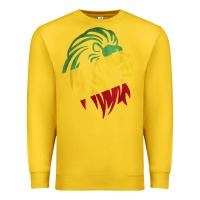 Lion Of Judah Reggae, Rasta, Ethiopia Jamaican Roots Premium Sweatshirt | Teevron