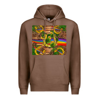 Chestnut st patricks day horseshoe shamrock rainbow gold Premium Hoodie - RanaPortraitStore