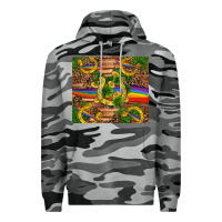 Slate Camo st patricks day horseshoe shamrock rainbow gold Premium Hoodie - RanaPortraitStore