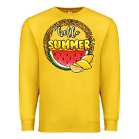 Lemon hello summer watermelon Premium Sweatshirt - JahusDesignShop