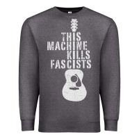 Charcoal Heather This Machine Kills Fascists Premium Sweatshirt - ArtChic