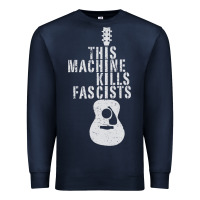 Navy This Machine Kills Fascists Premium Sweatshirt - ArtChic