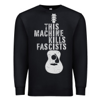 Black This Machine Kills Fascists Premium Sweatshirt - ArtChic