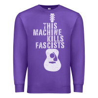 Purple This Machine Kills Fascists Premium Sweatshirt - ArtChic