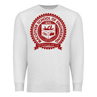 Oatmeal Heather macgyver school of engineering Premium Sweatshirt - ArtChic