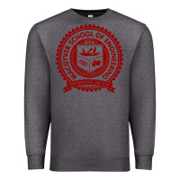 Charcoal Heather macgyver school of engineering Premium Sweatshirt - ArtChic