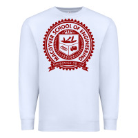 White macgyver school of engineering Premium Sweatshirt - ArtChic