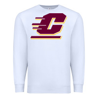 White The central michigan of chippewas Premium Sweatshirt - ArtChic