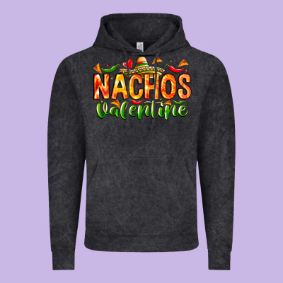 Nachos Valentine Vintage Hoodie Designed By Cowhidedigitalart