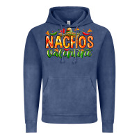 Vintage Denim Nachos Valentine Vintage Hoodie - CowhideDigitalArt