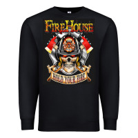 Black firehouse rock love Premium Sweatshirt - ArtChic