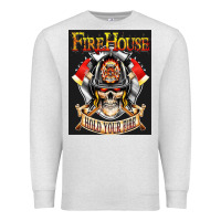 Oatmeal Heather firehouse rock love Premium Sweatshirt - ArtChic