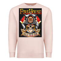 Pale Pink firehouse rock love Premium Sweatshirt - ArtChic