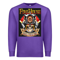 Purple firehouse rock love Premium Sweatshirt - ArtChic
