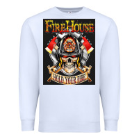 White firehouse rock love Premium Sweatshirt - ArtChic