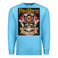 Ocean Blue firehouse rock love Premium Sweatshirt - ArtChic