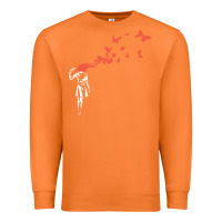 Carrot banksy headshot butterfly Premium Sweatshirt - ArtChic