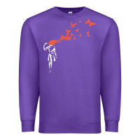 Banksy Headshot Butterfly Premium Sweatshirt | Teevron