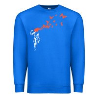 True Royal banksy headshot butterfly Premium Sweatshirt - ArtChic