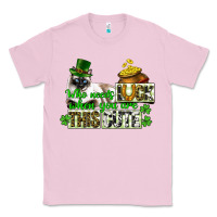Bubblegum Pink St. Patrick's cat who needs luck when you are this Classic Tee - CowGirlArtShop