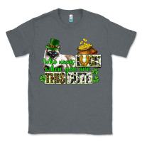 Charcoal Heather St. Patrick's cat who needs luck when you are this Classic Tee - CowGirlArtShop