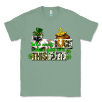 Sage St. Patrick's cat who needs luck when you are this Classic Tee - CowGirlArtShop