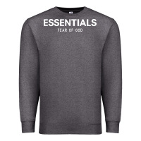 Charcoal Heather fear of god essentials Premium Sweatshirt - ArtChic