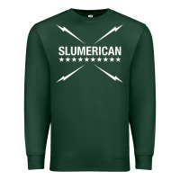Sports Green slumerican Premium Sweatshirt - ArtChic