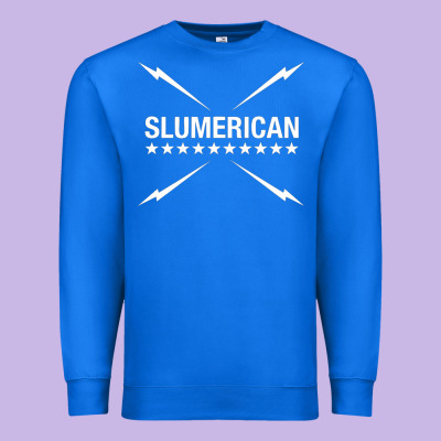 Slumerican Premium Sweatshirt Designed By Artchic