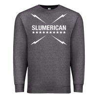 Charcoal Heather slumerican Premium Sweatshirt - ArtChic