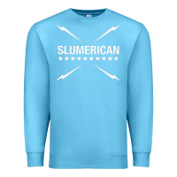Ocean Blue slumerican Premium Sweatshirt - ArtChic