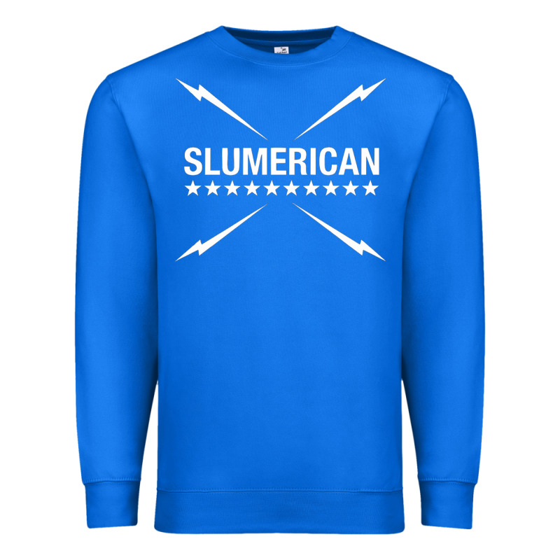 Slumerican Premium Sweatshirt by ArtChic | Teevron