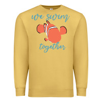 Antique Gold just keep swimming 25 Premium Sweatshirt - ArtChic