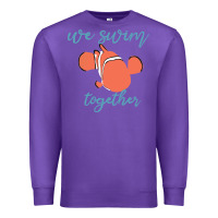 Purple just keep swimming 25 Premium Sweatshirt - ArtChic
