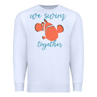 White just keep swimming 25 Premium Sweatshirt - ArtChic