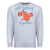 Heather Grey just keep swimming 25 Premium Sweatshirt - ArtChic