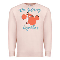 Pale Pink just keep swimming 25 Premium Sweatshirt - ArtChic