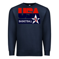 Navy usa basketball Premium Sweatshirt - ArtChic