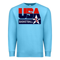 Ocean Blue usa basketball Premium Sweatshirt - ArtChic