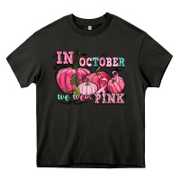Asphalt in october we wear pink Heavy Core Tee - CowGirlArtShop